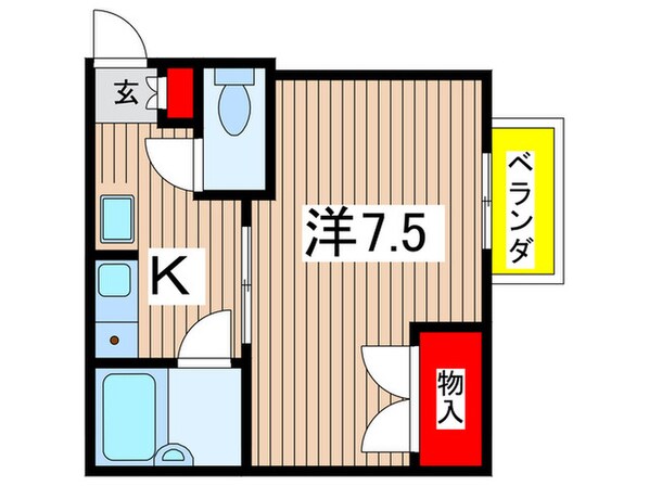 ノ－ブル千賀の物件間取画像